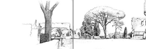 Terme di Caracalla, Rome
82 x 28 cm